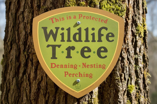 Garden Sign - Wildlife Tree - Stake not included