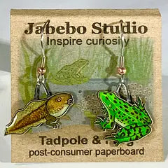 Tadpole & Frog Earrings