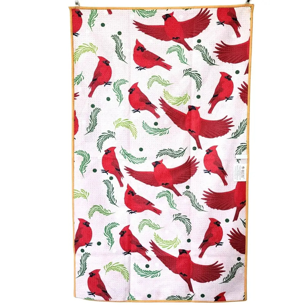 Cardinal Dual Sided Tea Towel - Thumbnail 2
