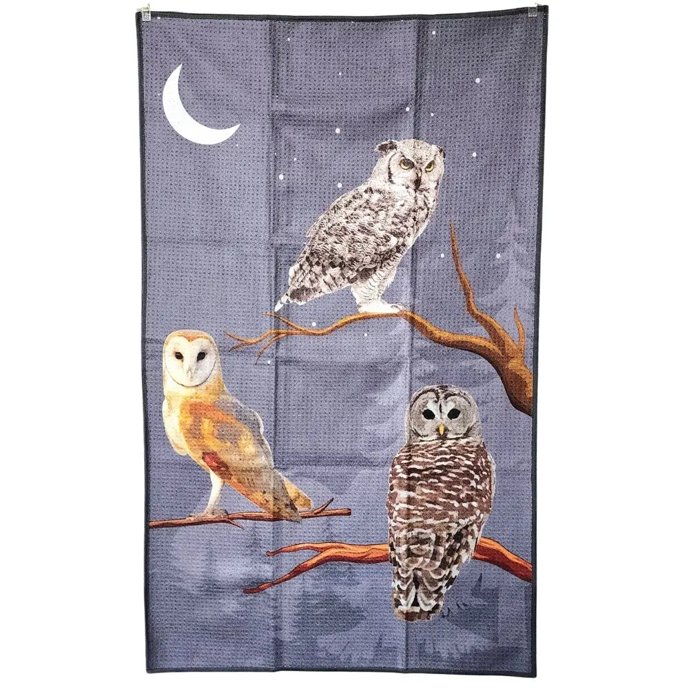 Owl Dual Sided Tea Towel - Thumbnail 5