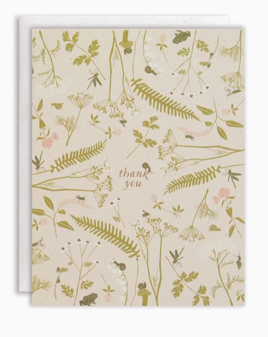 Bug Garden Thank You Card