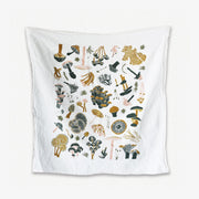 Mosses and Mushrooms Towels