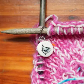 Tufted Titmouse Stitch Marker Set