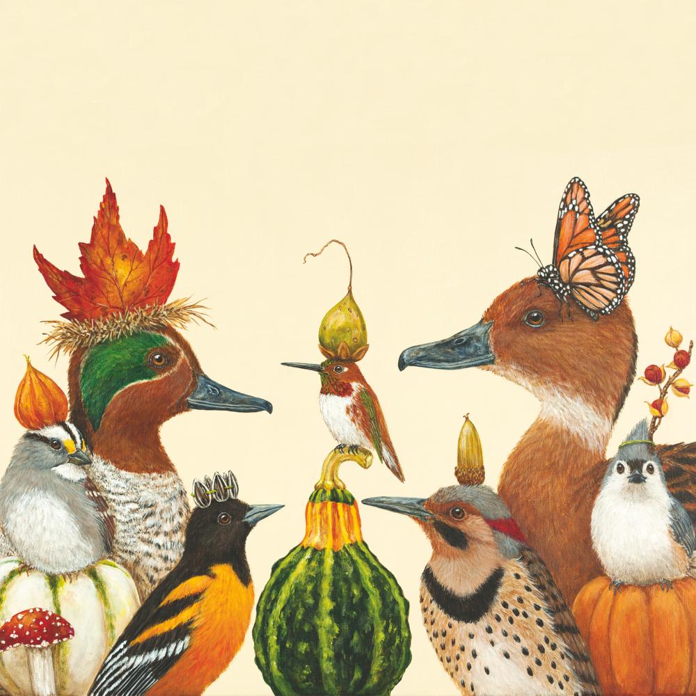 We Gather Together - Beverage Size Paper Napkins