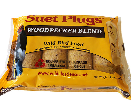 Woodpecker Blend Suet Plug 12 oz