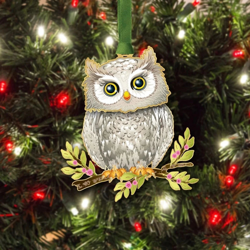 Whimsical Owl Ornament