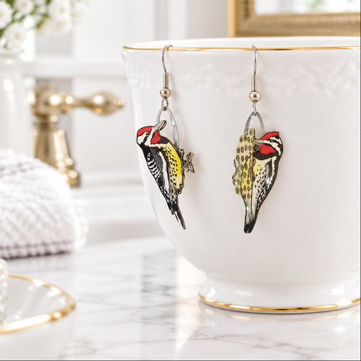 Yellow Bellied Sapsucker Earrings