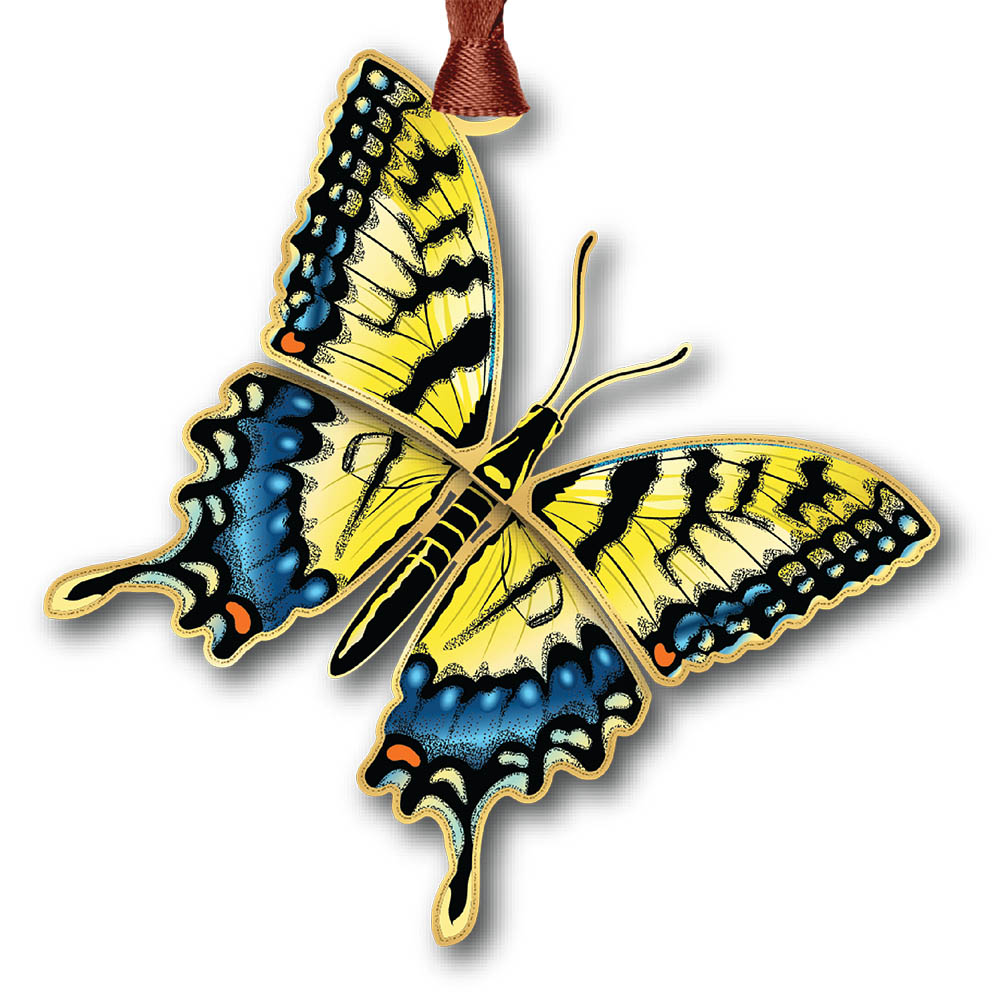 Yellow Swallowtail Ornament - Thumbnail 4