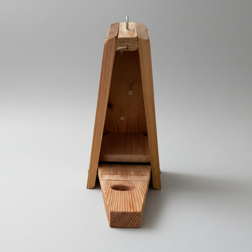 Country Squire A-Frame Wren House
Interior with optional screws for mounting