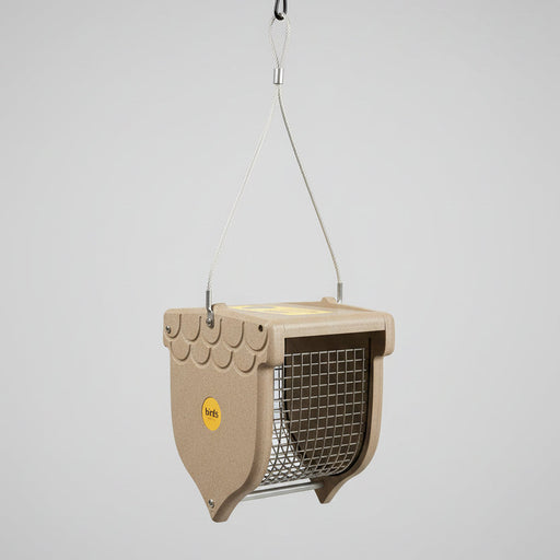 Recycled Acorn Peanut Feeder - tan