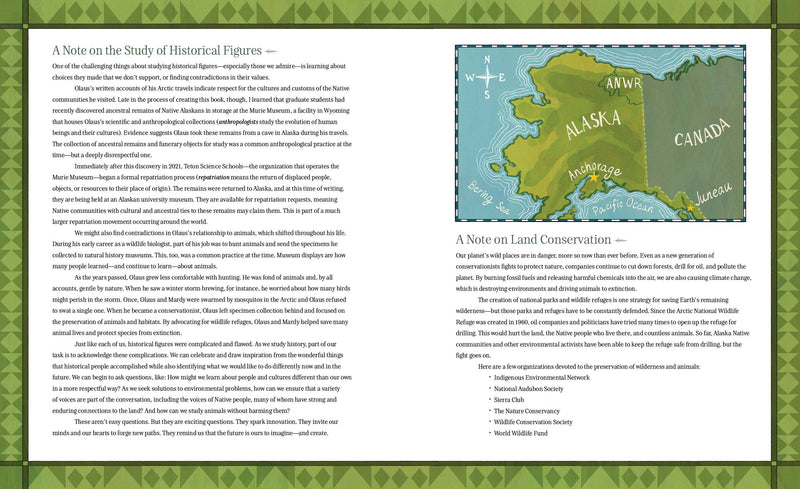 Wild at Heart Picture Book
Text and pictures about land conservation and Alaska