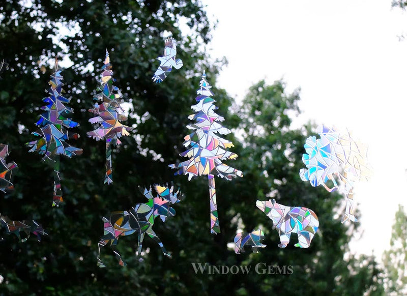Northern Forest Mix Window Clings
