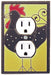 Funky Chicken Single Outlet/Receptacle