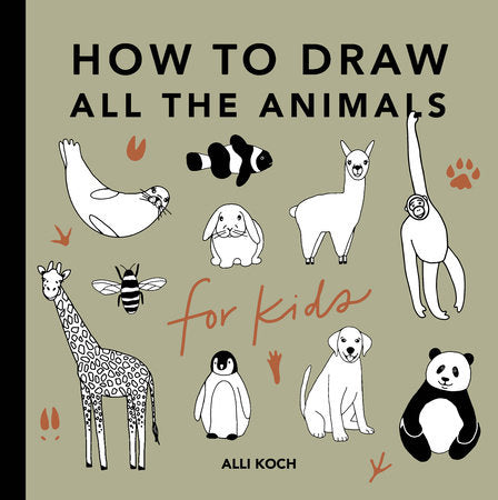 How to draw all the animals book cover