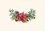 Holiday Greenery Assortment - poinsettia