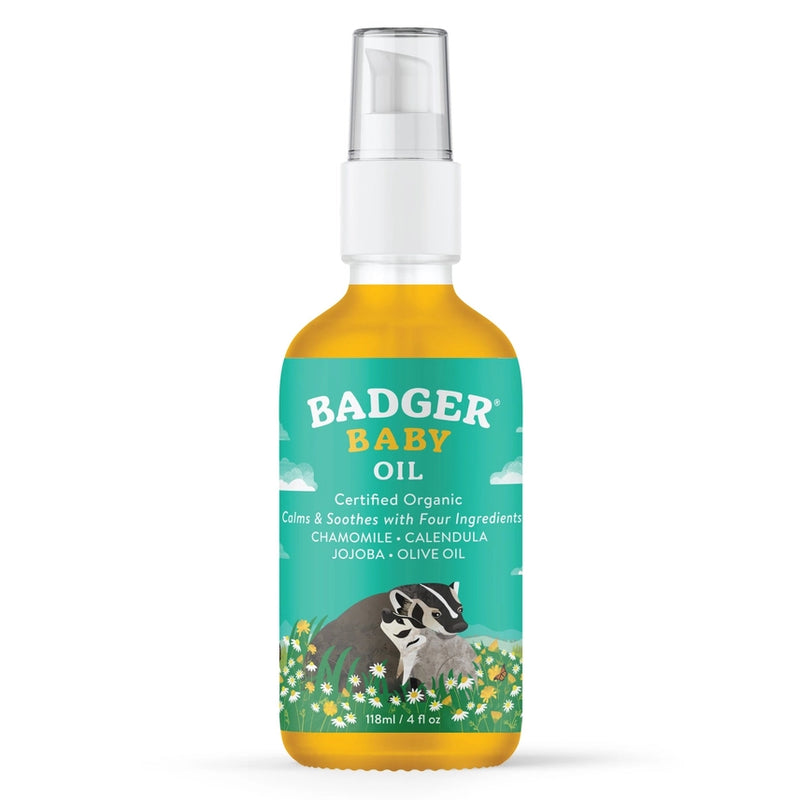 Badger Organic Baby Oil - 4oz