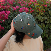 Backyard Birds Washed Hat