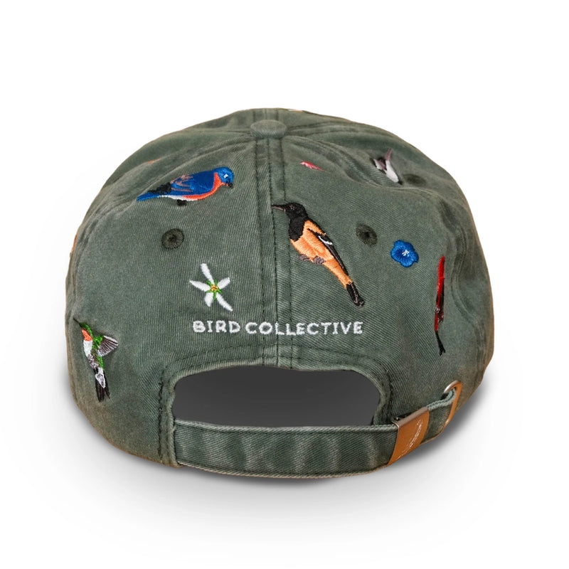 Backyard Birds Washed Hat