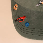 Backyard Birds Washed Hat
