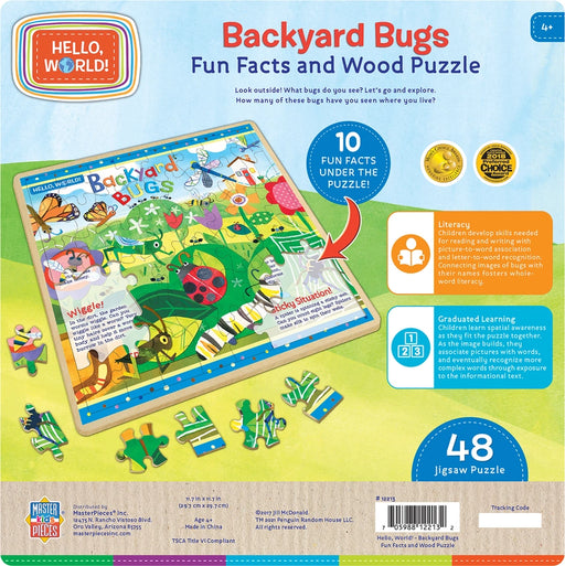 Hello, World! - Backyard Bugs 48 Piece Wood Puzzle