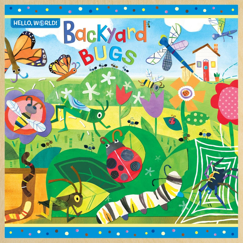 Hello, World! - Backyard Bugs 48 Piece Wood Puzzle