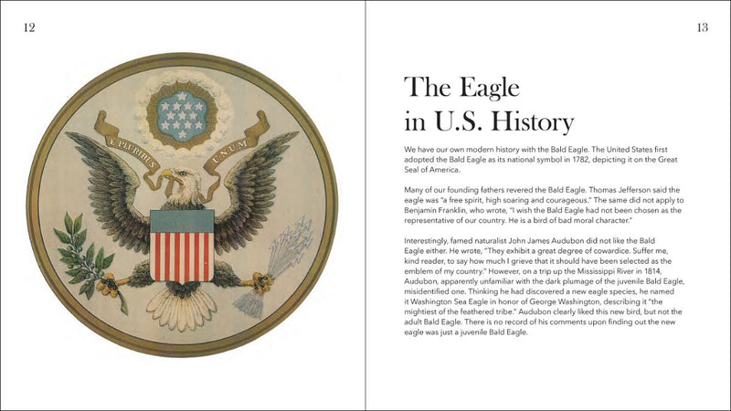 Bald Eagles: the Ulitmate Raptors by Stan Tekiela
history of the eagle in the USA