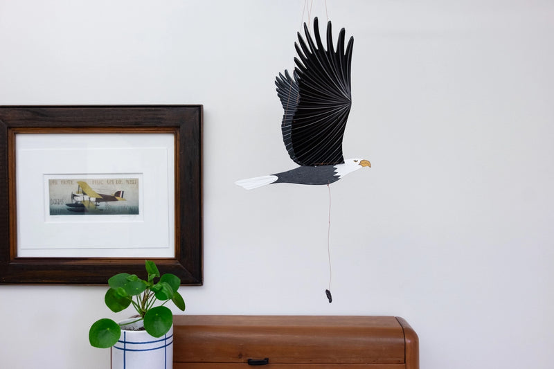 American Bald Eagle Bird Flying Mobile