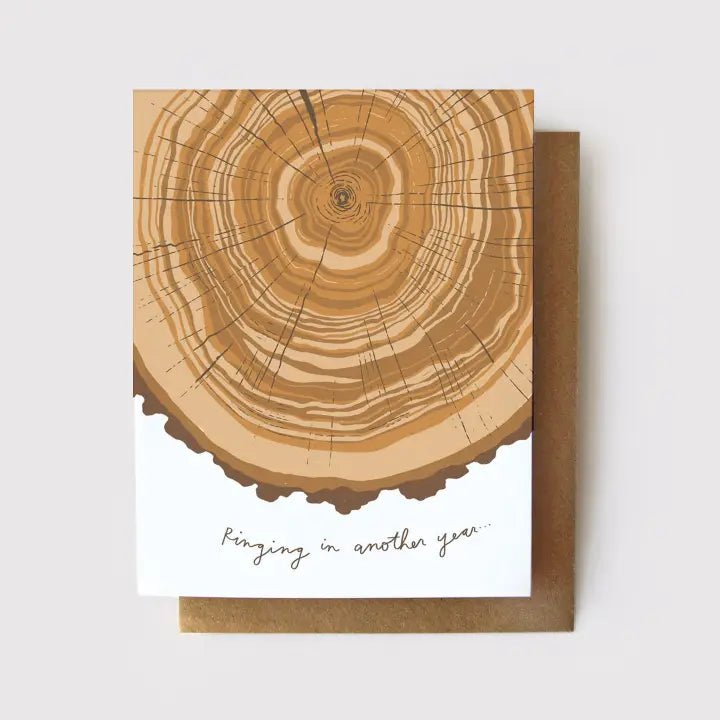 Ringing in Another Year - Greeting Card