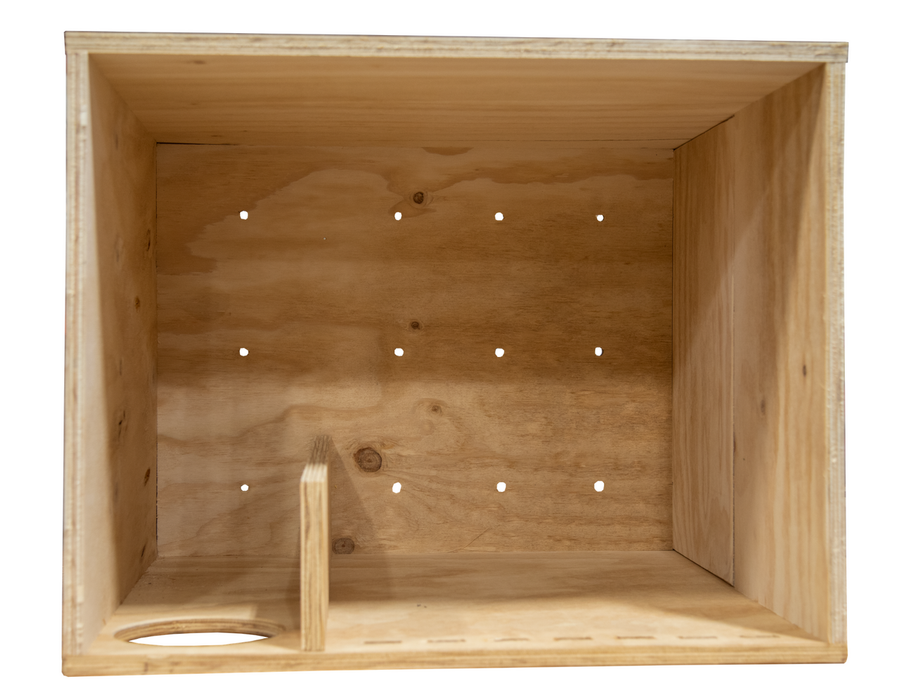 Barn Owl Nesting Box Kit - bottom holes for drainage 