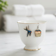 barn swallow earrings