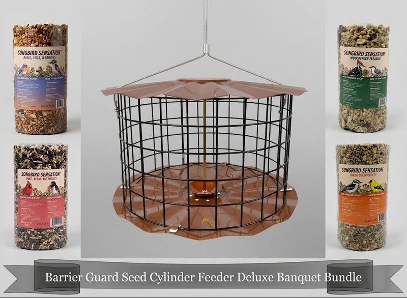 Barrier Guard Seed Cylinder Feeder Deluxe Banquet Bundle