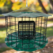 Barrier Guard Double Suet Cake Feeder - Green