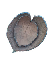 Stoneware Trinket Dish - Basswood Leaf - Size Comparison
