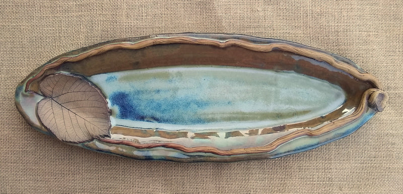 Stoneware Dessert Tray Set - Basswood