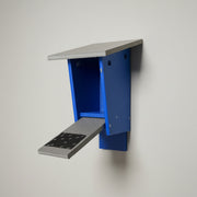 Sparrow Resistant Slot Bluebird House - Recycled Plastic - opens for cleanout in front, mesh on interior of front panel to assist fledglings