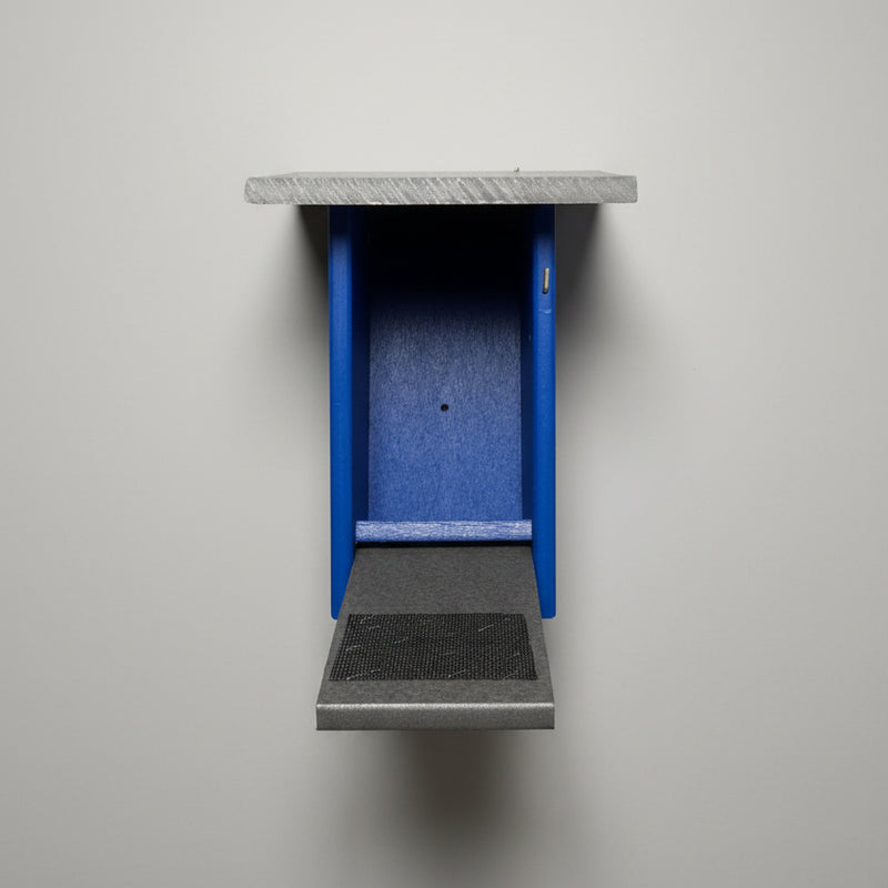 Sparrow Resistant Slot Bluebird House - Recycled Plastic - interior