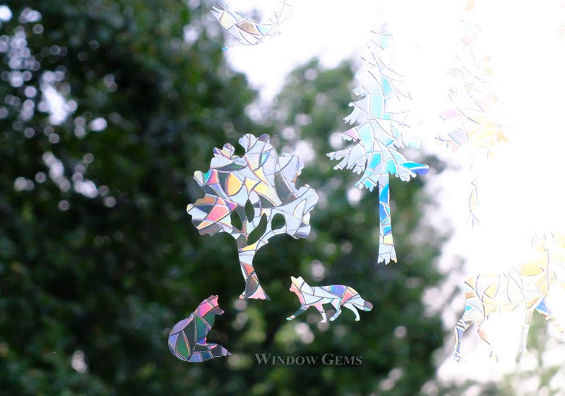 Northern Forest Mix Window Clings