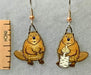 North American Beaver Earrings 