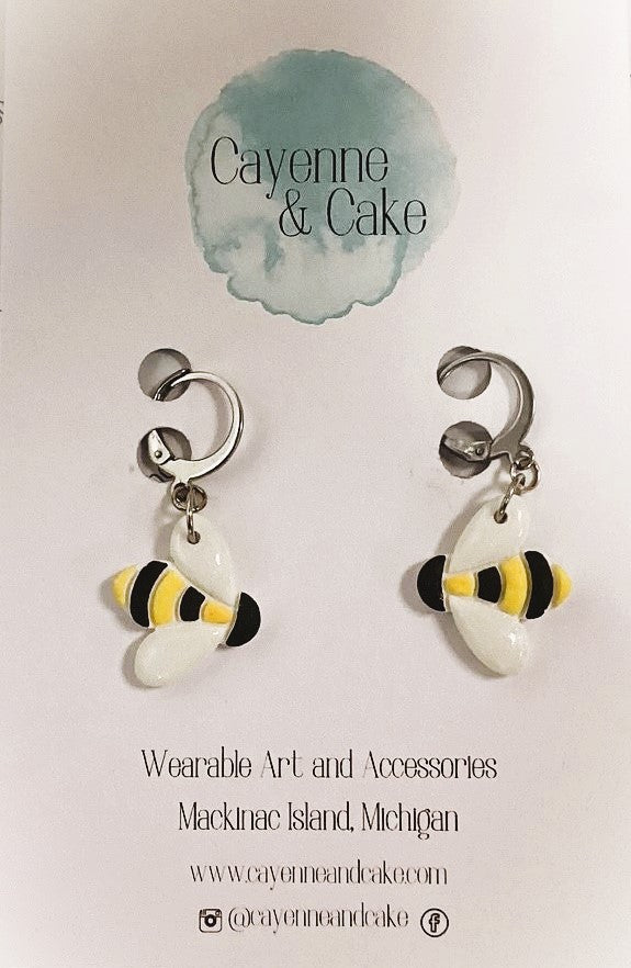 Bee Earrings
with packaging