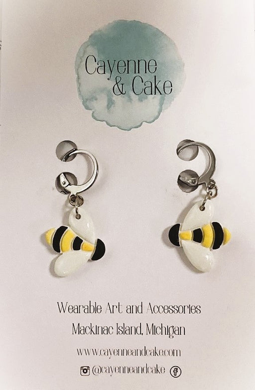 Bee Earrings
with packaging