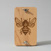 Hardwood Pocket Flower Press Kit - bee/cherrywood