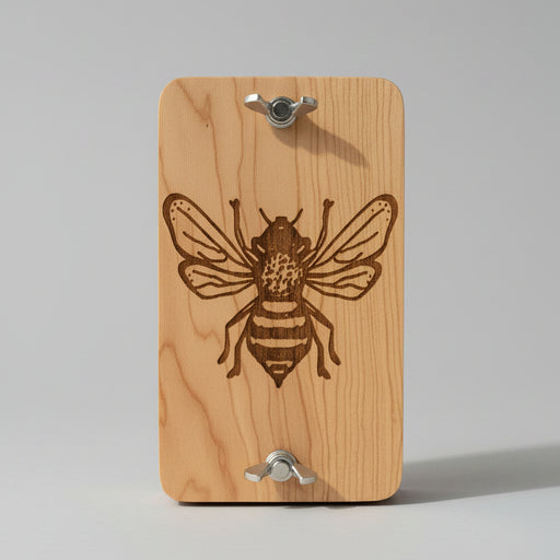 Hardwood Pocket Flower Press Kit - bee/cherrywood