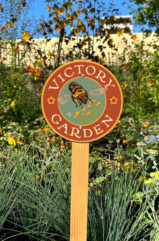 Garden Sign - Victory Garden for Native Bumblebee  - Stake Not Included