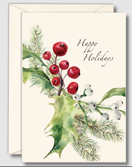 Holiday Berries Notecard Boxed Set of 8