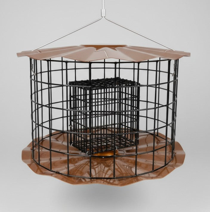 Barrier Guard Double Suet Cake Feeder - Copper