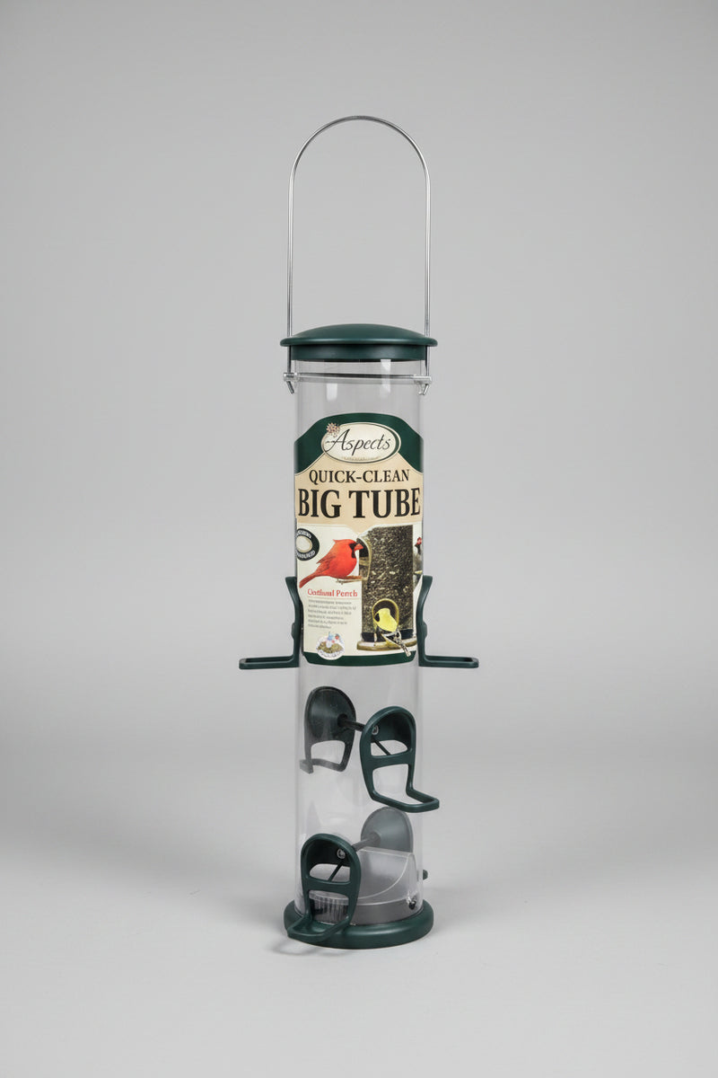 Quick-Clean Big Tube Feeder