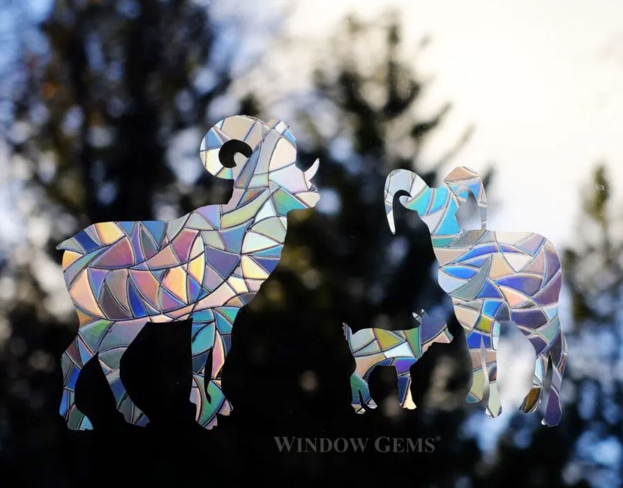 Bighorn Sheep Window Cling