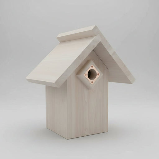 Bluebird Nest Box with Peaked Roof - Cedar