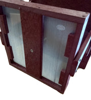 Bird banquet feeder base- cherrywood