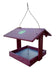 Bird banquet feeder base- cherrywood